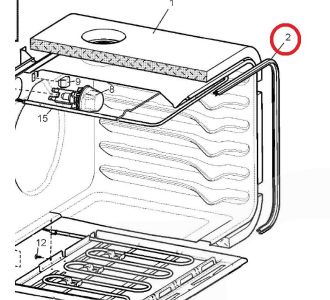 Chef, Electrolux, Westinghouse Oven Door Seal Modular Profile 4055859005