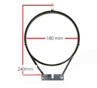 Fan Forced Oven Element Oven 2000W Euromaid AEG FE-33 FE-33