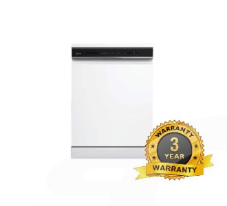 Midea White Freestanding Dishwasher 60cm – 15 Place Settings MDW15GWH