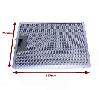 FILTER HIGH AIR FLOW CANOPY 260MM X 315MM X 10MM RS60017