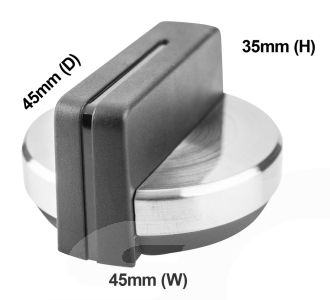 140175222029 Westinhouse Gas Cooktop Aspire Stainless Steel Knob 140175222029