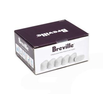 Breville Charcoal Water Filters 6 Pack BWF100